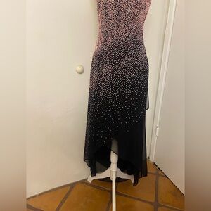 Vintage Tadashi  high Low dress made in us